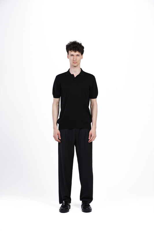 Knit Polo T-Shirt