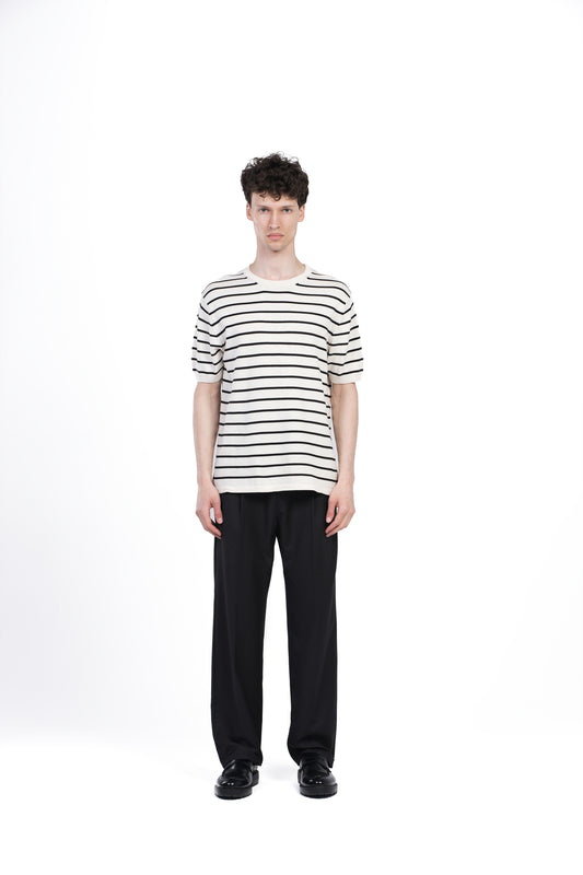 Knit Striped T-Shirt