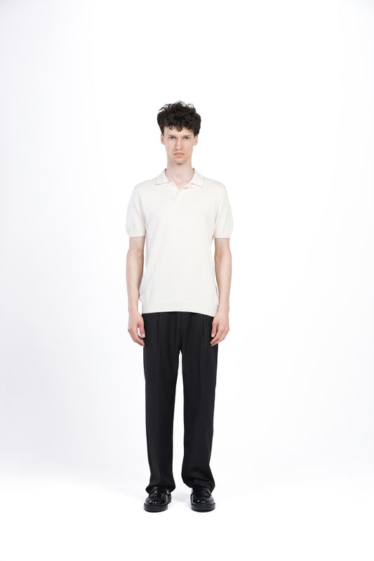 Knit Polo T-Shirt