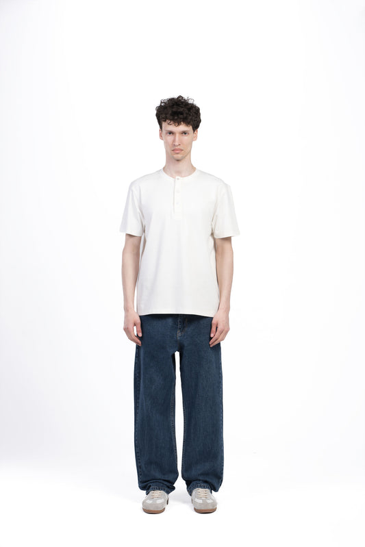 Short Sleeve Henley T-Shirt