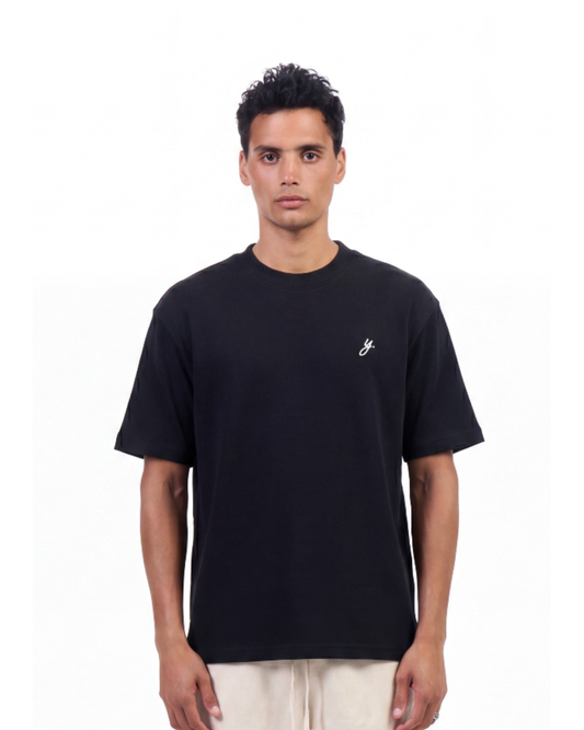Graphic Tee (Front Embroidery & Back Print)