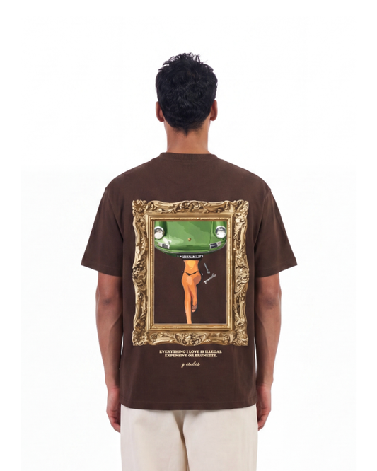 Graphic Tee (Front Embroidery & Back Print)
