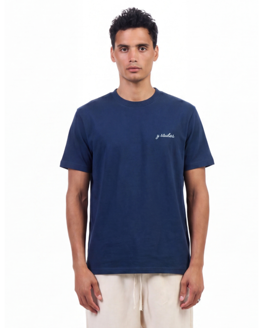 Graphic Tee (Front Embroidery & Back Print)