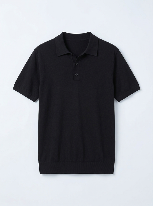 Knit Polo T-Shirt