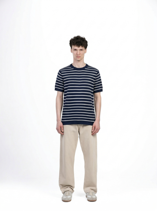 Knit Striped T-Shirt
