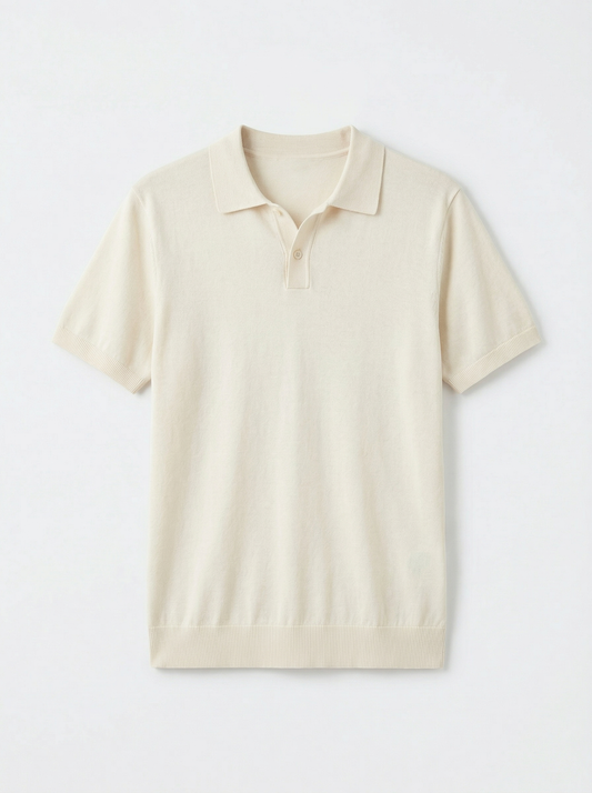 Knit Polo T-Shirt
