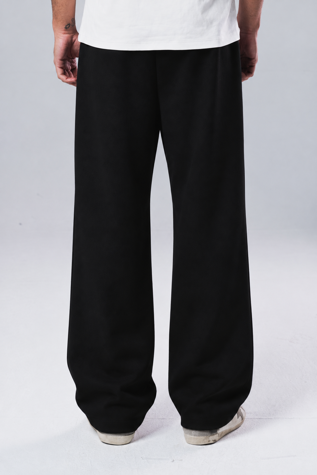 Scuba Cotton Wide Leg Sweatpants