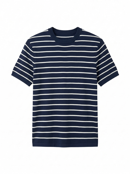 Knit Striped T-Shirt
