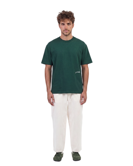 Graphic Tee (Front Embroidery & Back Print)