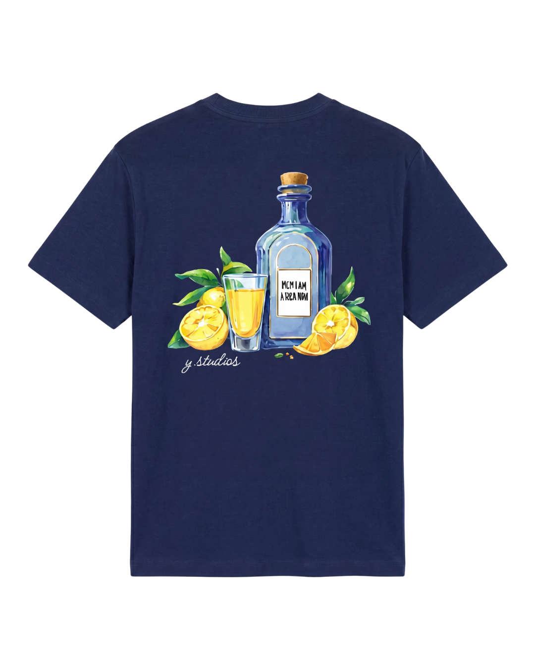 Graphic Tee (Front Embroidery & Back Print)
