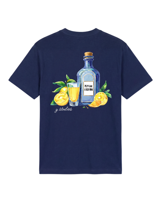 Graphic Tee (Front Embroidery & Back Print)