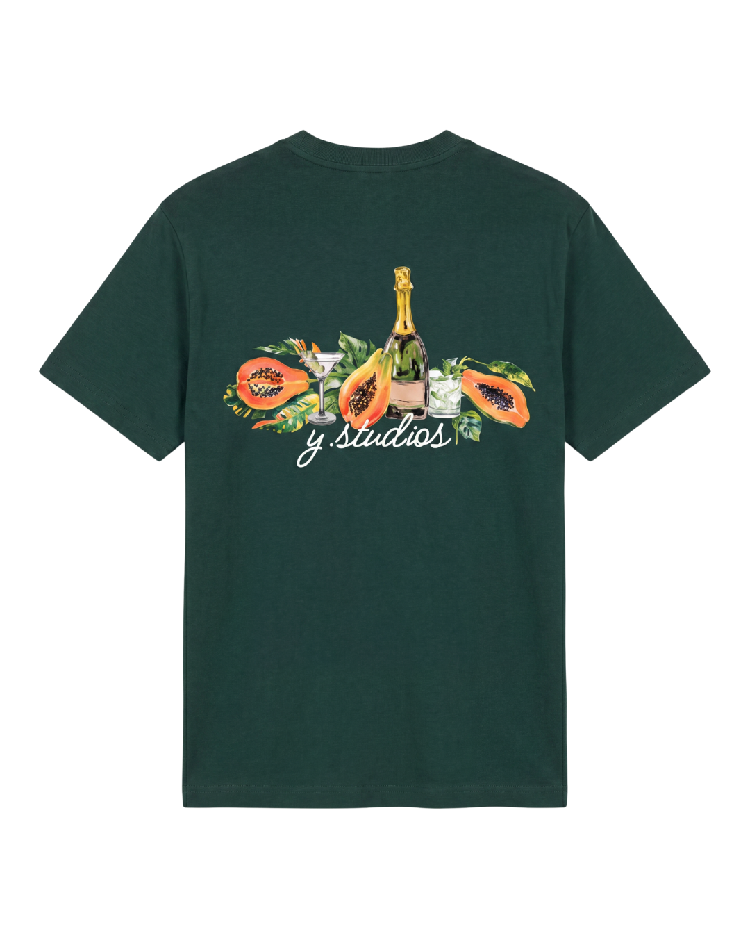 Graphic Tee (Front Embroidery & Back Print)