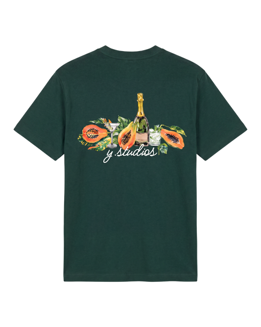 Graphic Tee (Front Embroidery & Back Print)