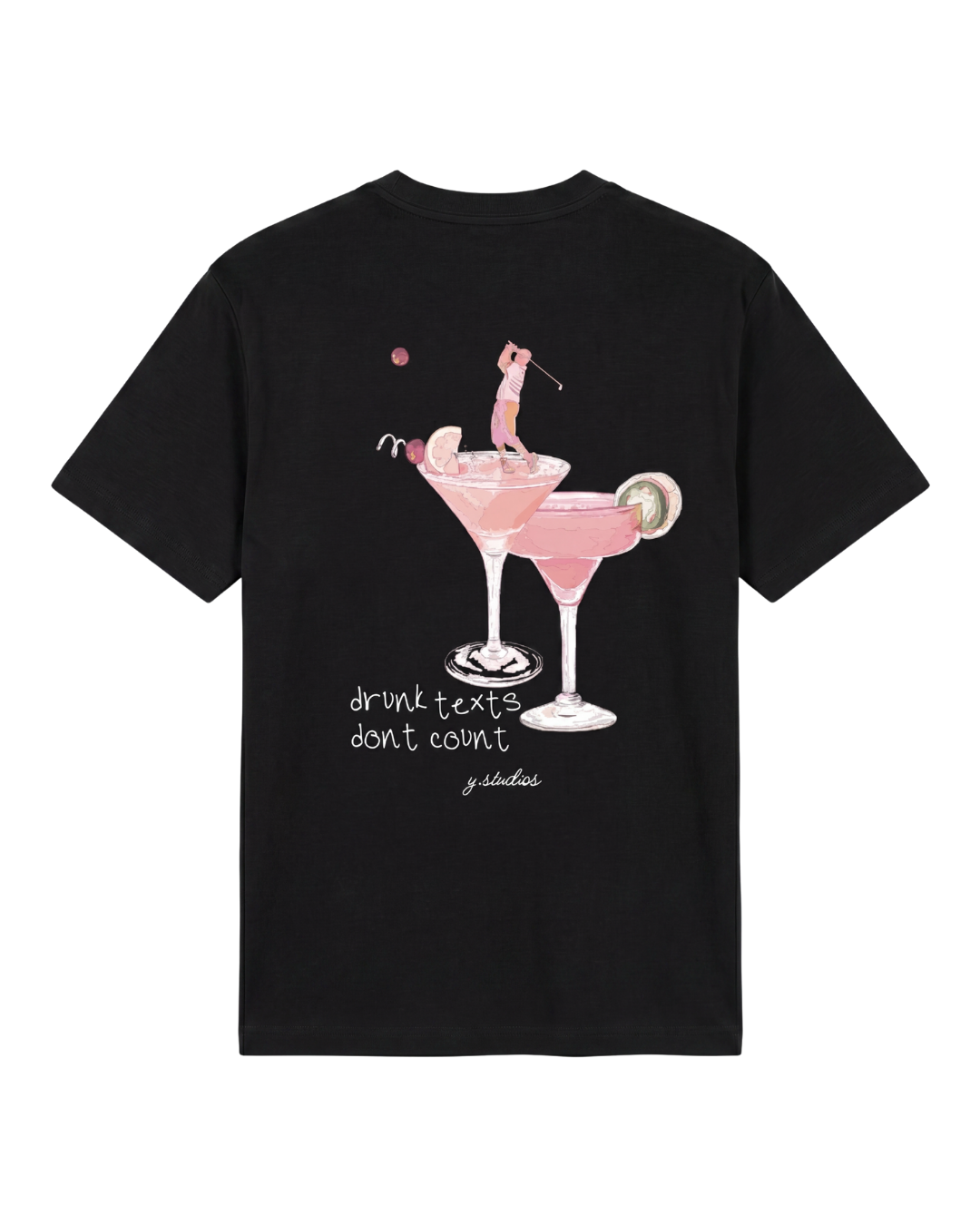 Graphic Tee (Front Embroidery & Back Print)