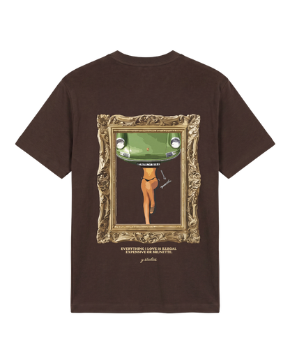 Graphic Tee (Front Embroidery & Back Print)