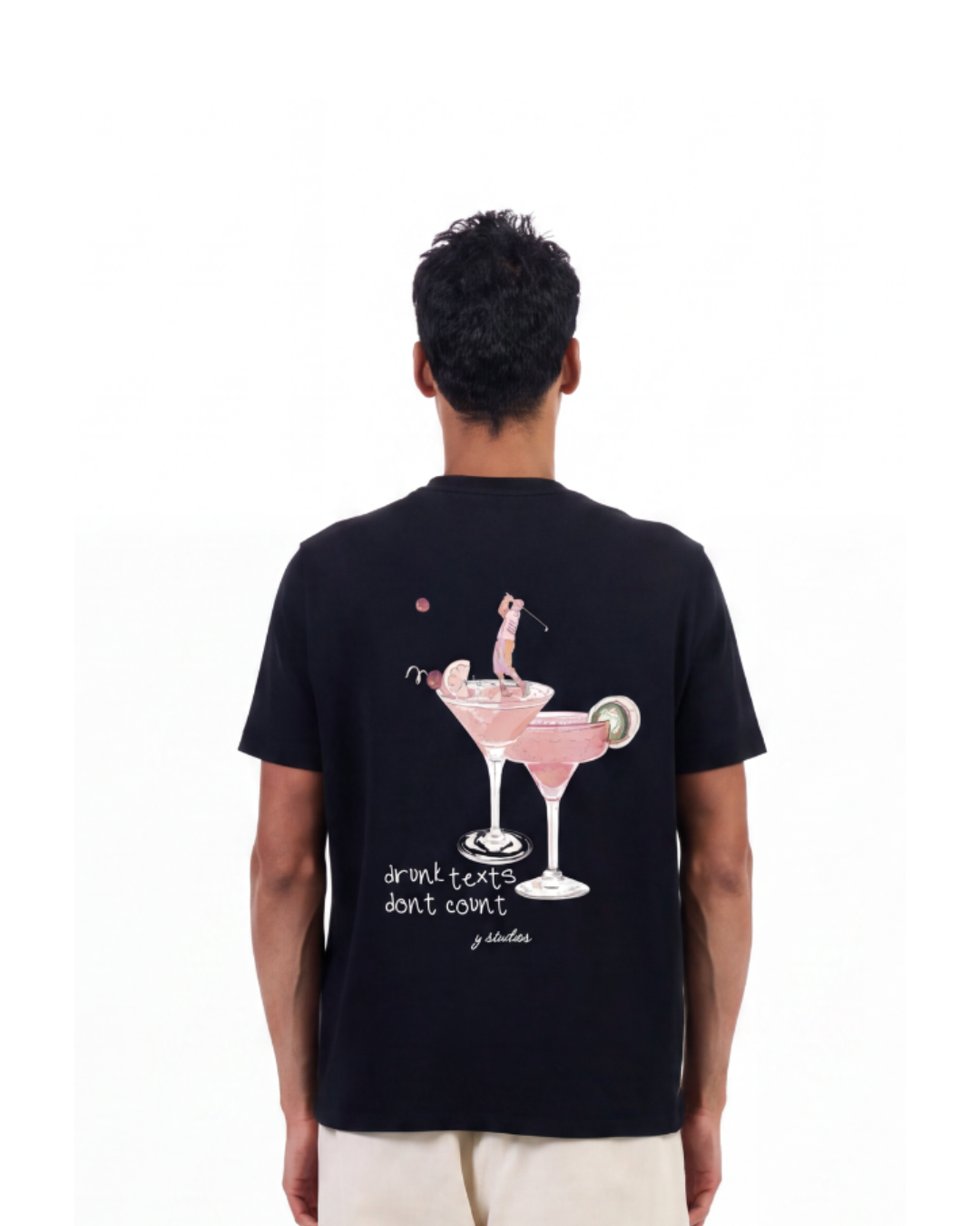 Graphic Tee (Front Embroidery & Back Print)