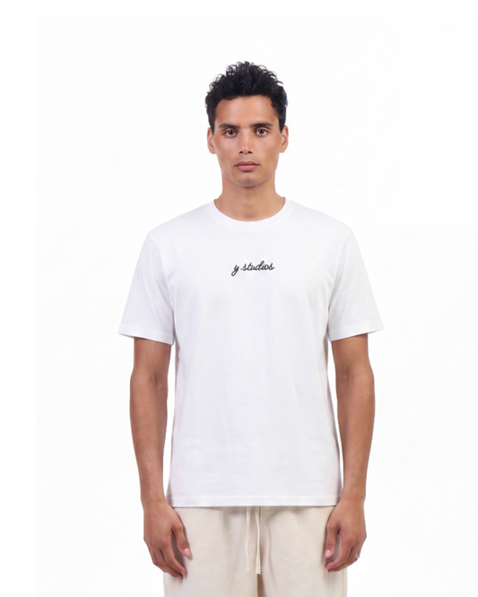 Graphic Tee (Front Embroidery & Back Print)