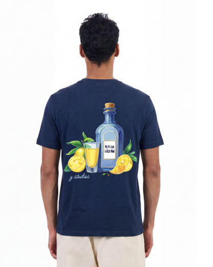 Graphic Tee (Front Embroidery & Back Print)