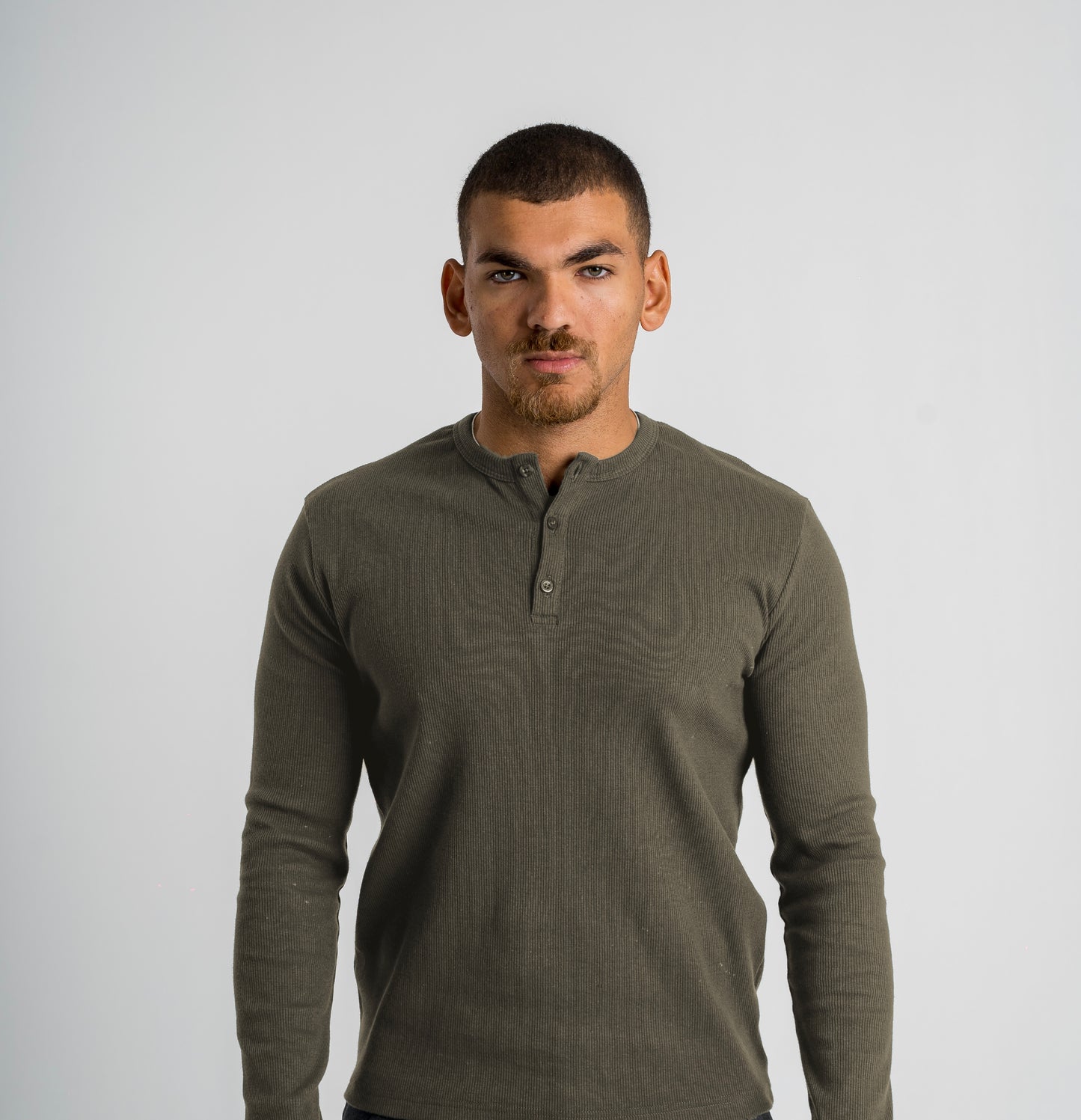 Long Sleeve Henley Shirt