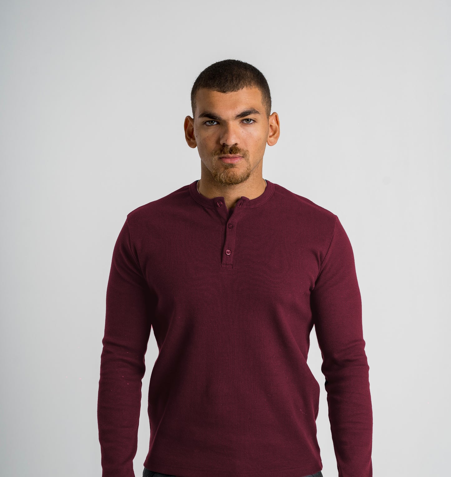 Long Sleeve Henley Shirt