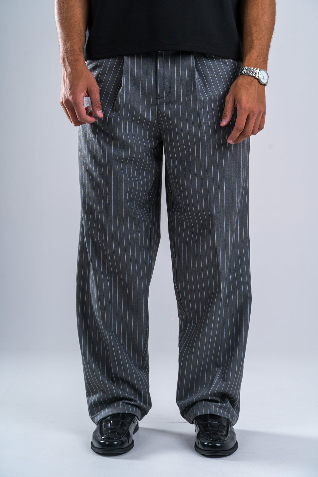 Pinstriped Pants