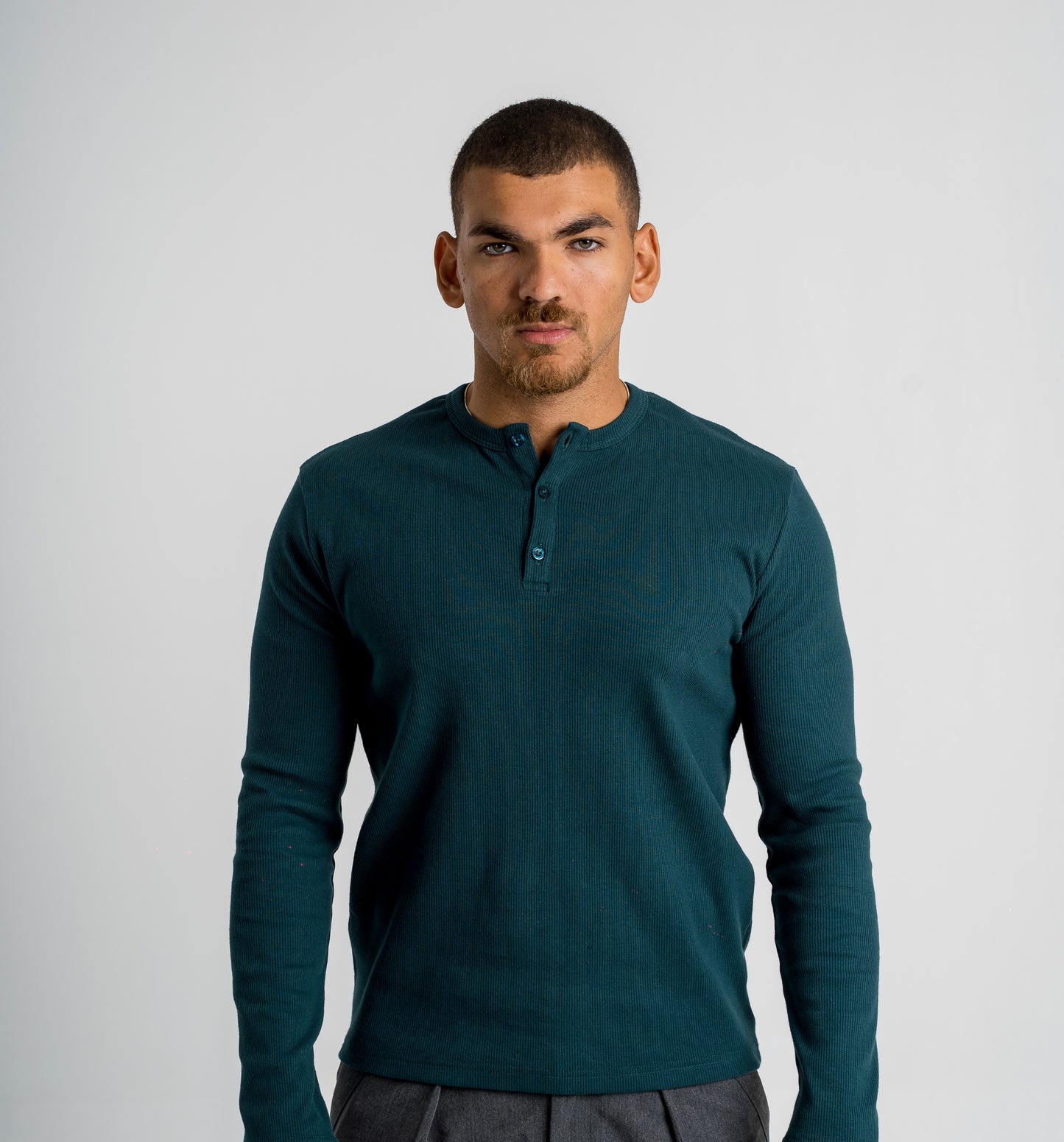 Long Sleeve Henley Shirt