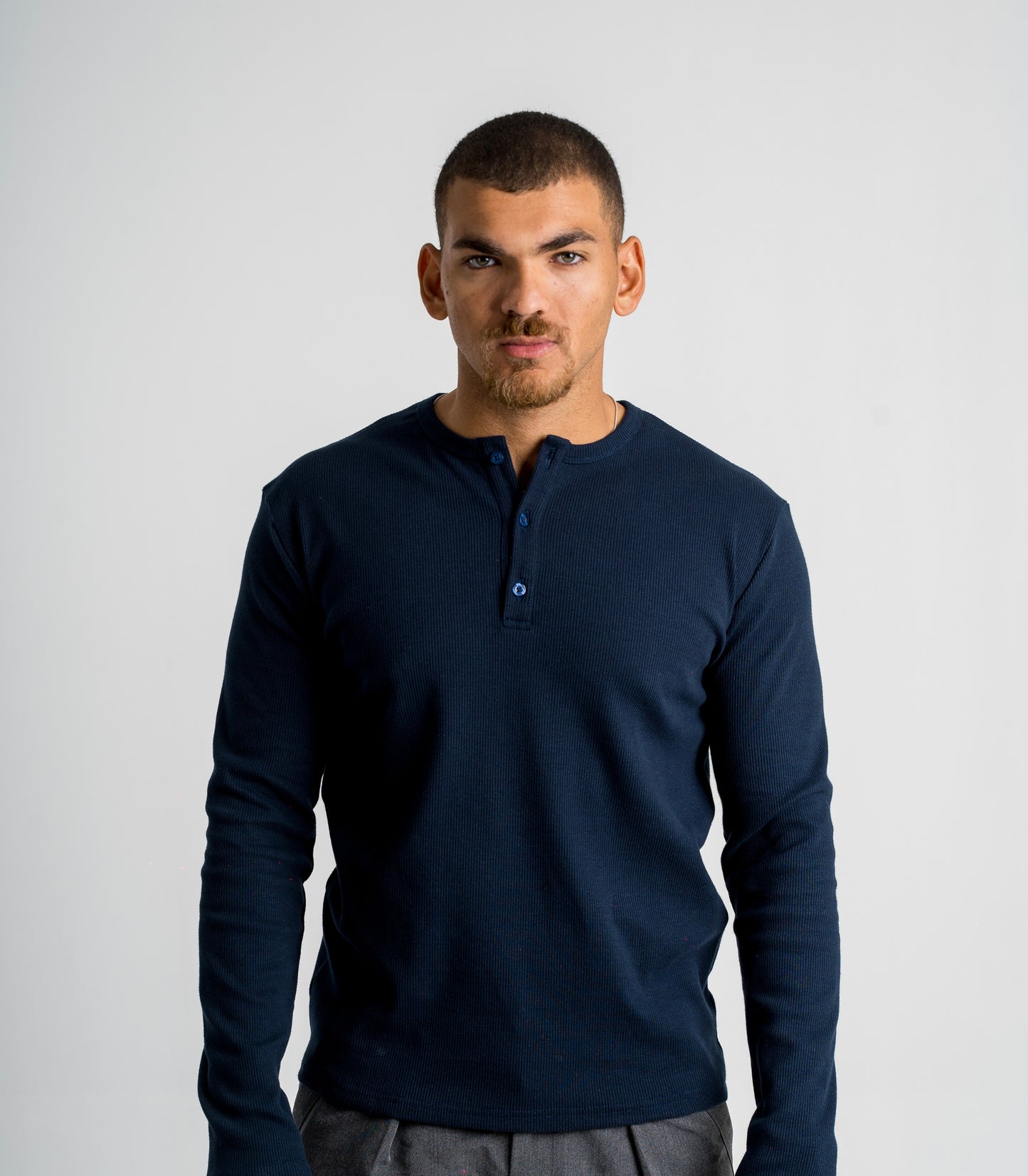Long Sleeve Henley Shirt