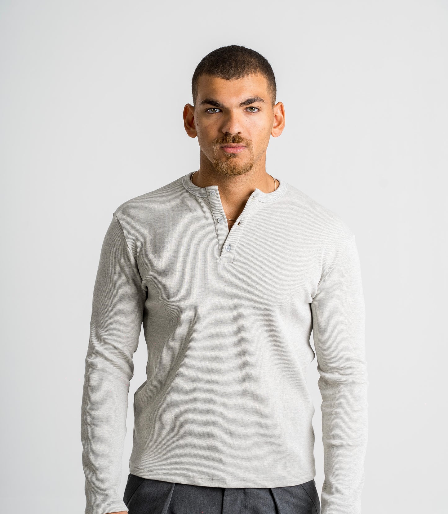 Long Sleeve Henley Shirt