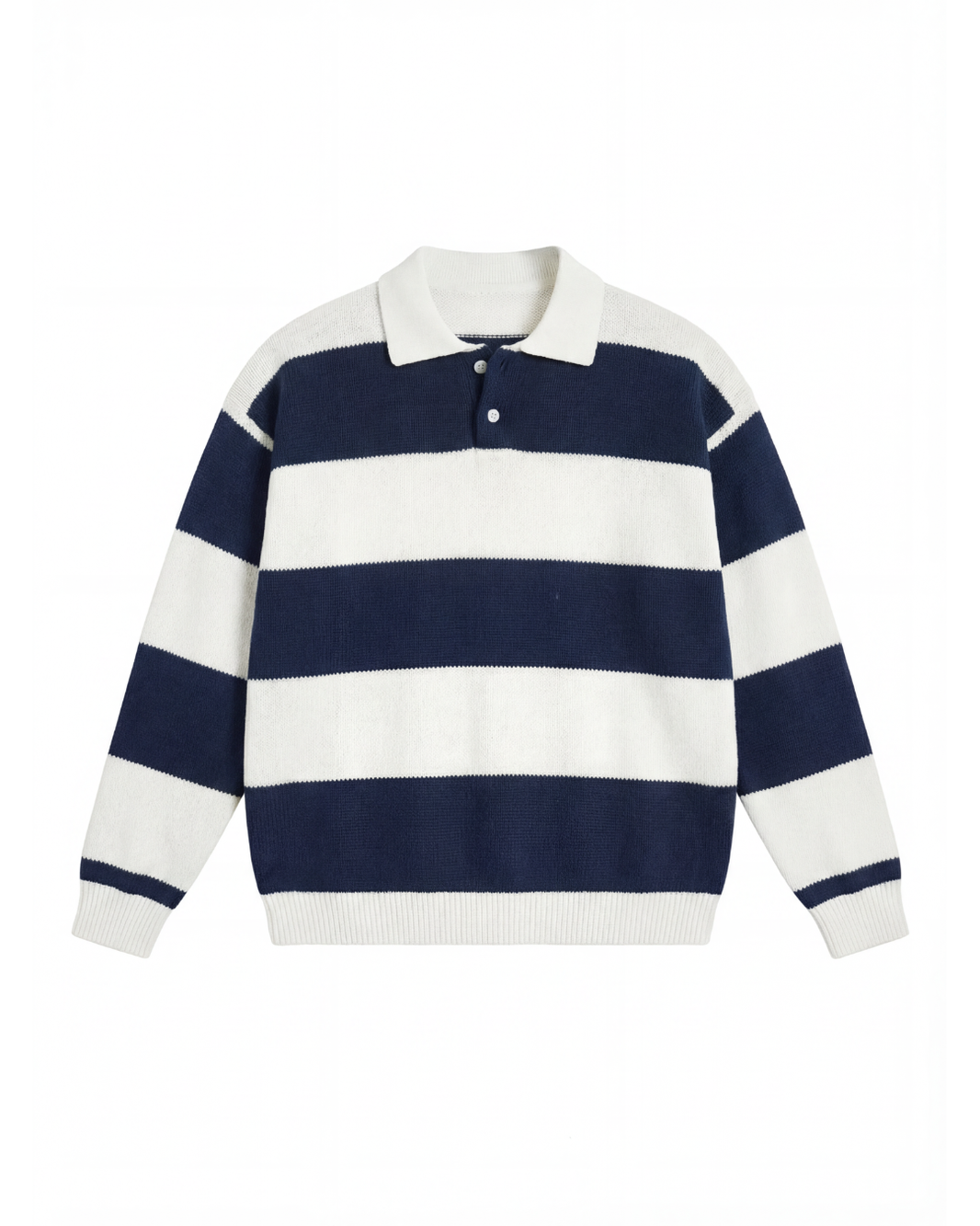 Striped Knit Polo