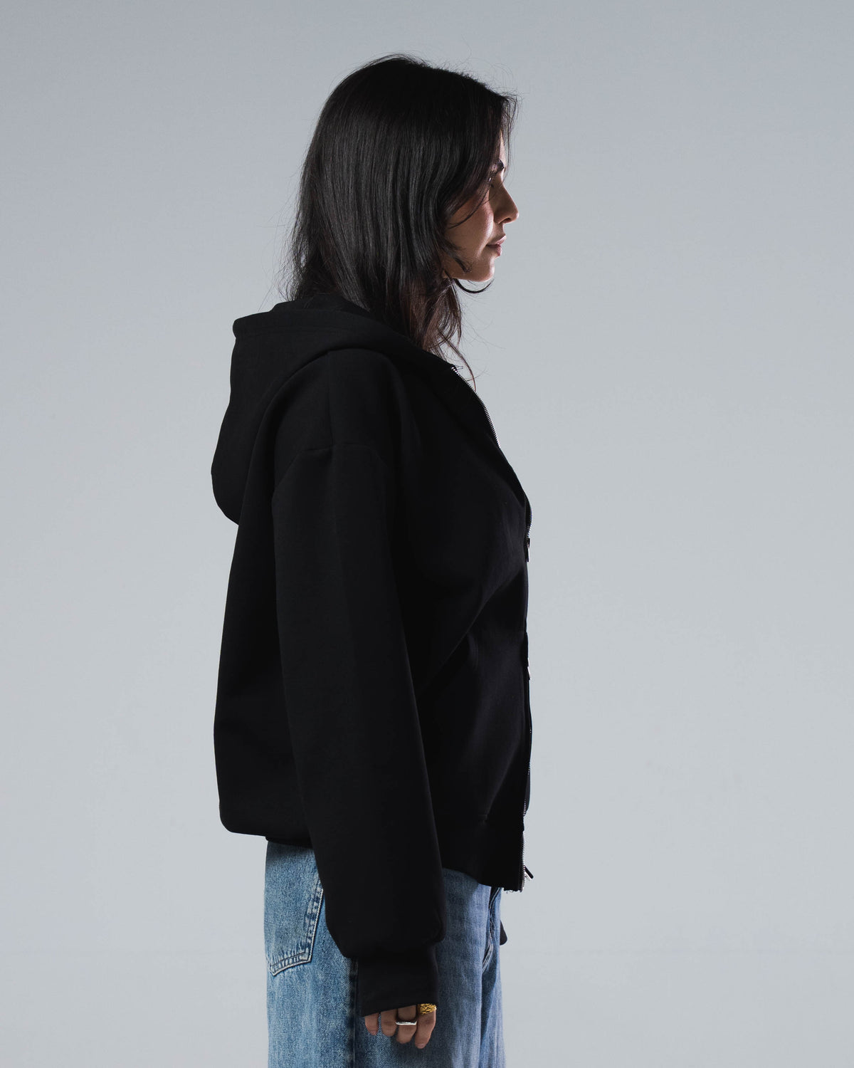 Scuba Cotton Zip Up Jacket