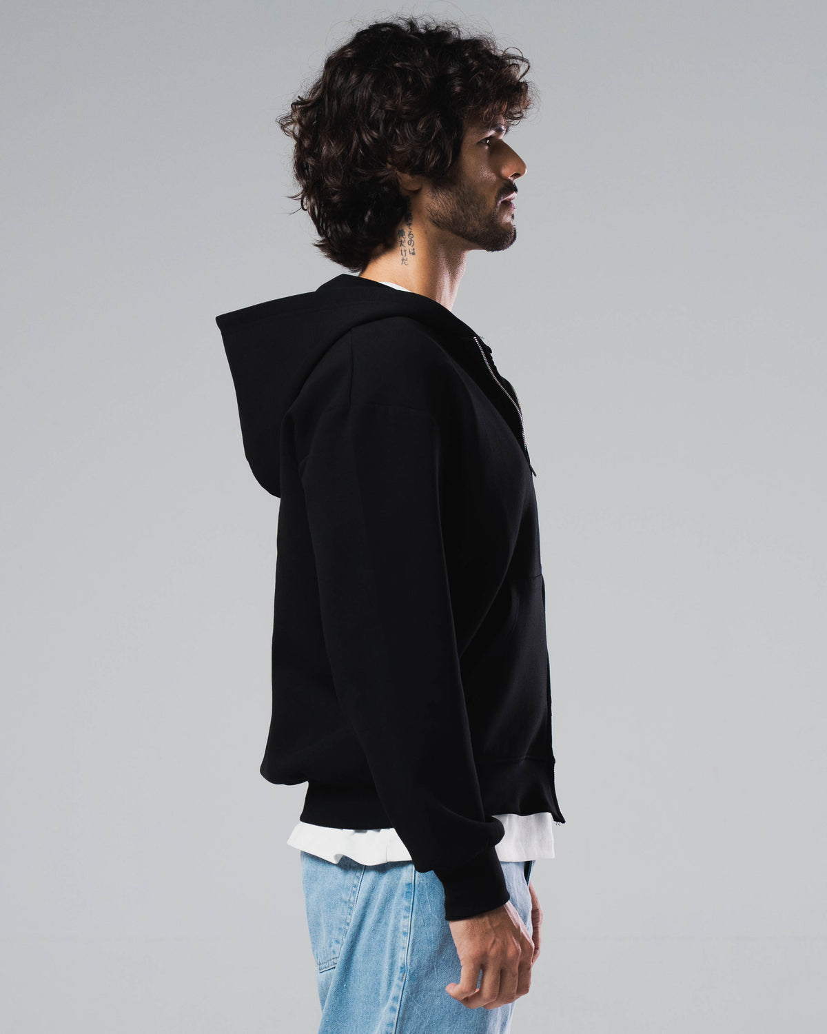 Scuba Cotton Zip Up Jacket