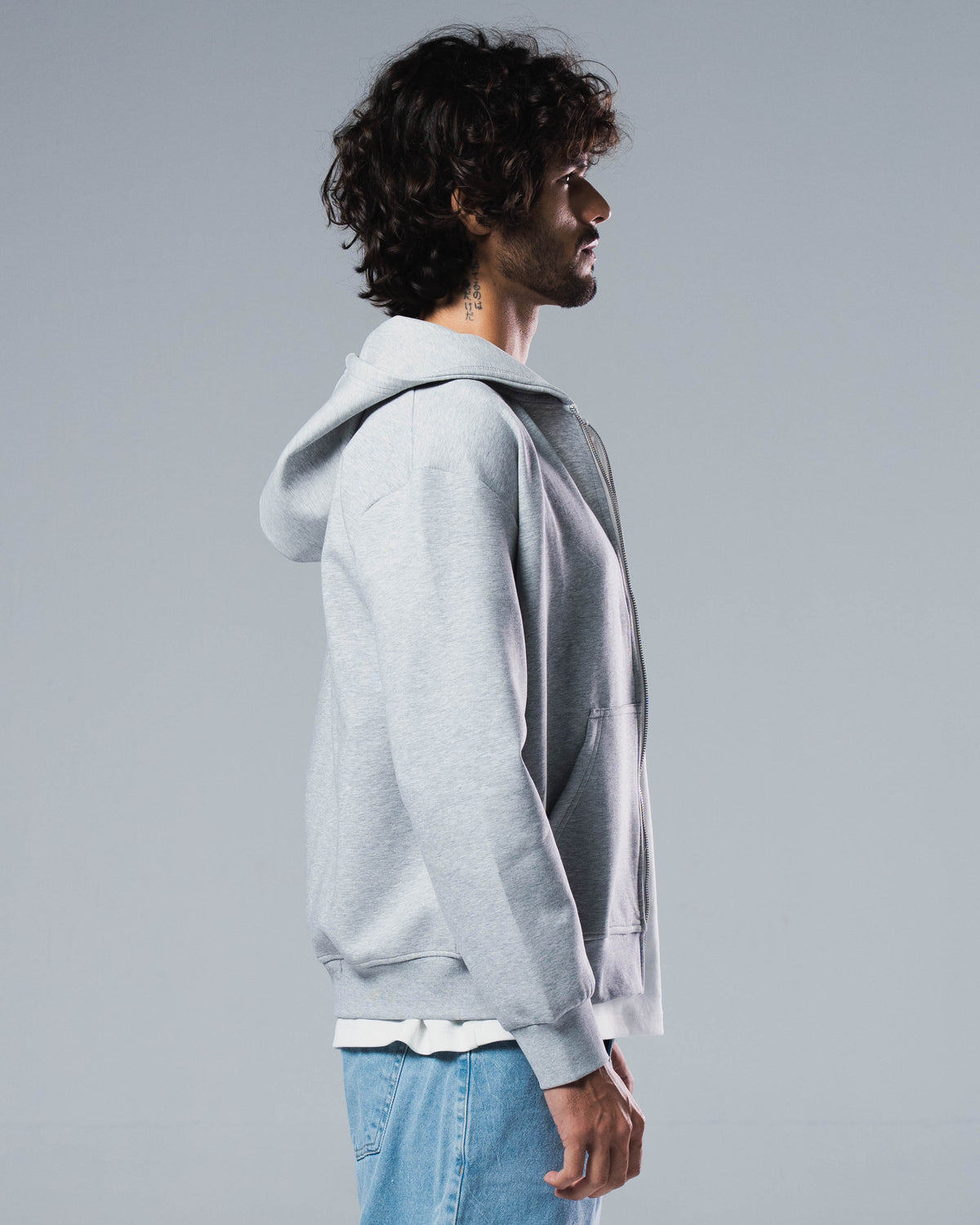 Scuba Cotton Zip Up Jacket