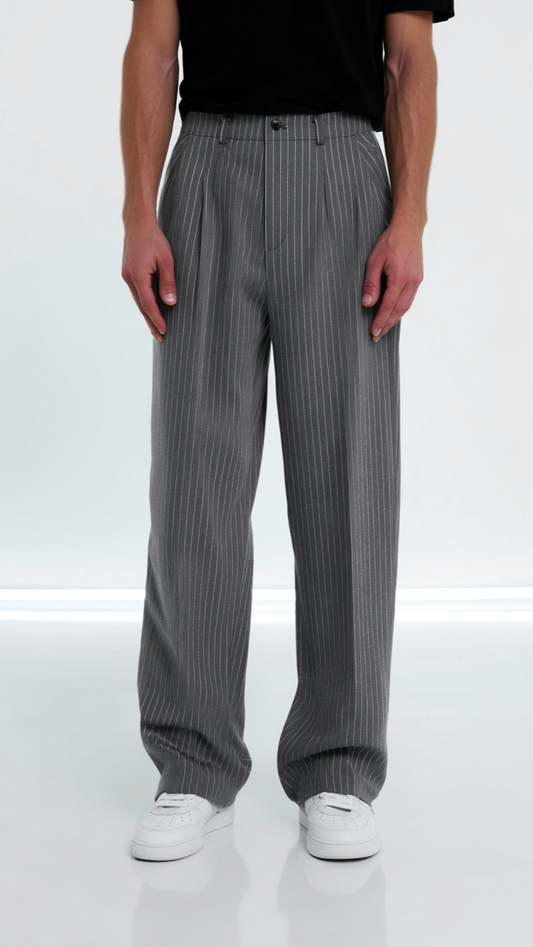 Pinstriped Pants