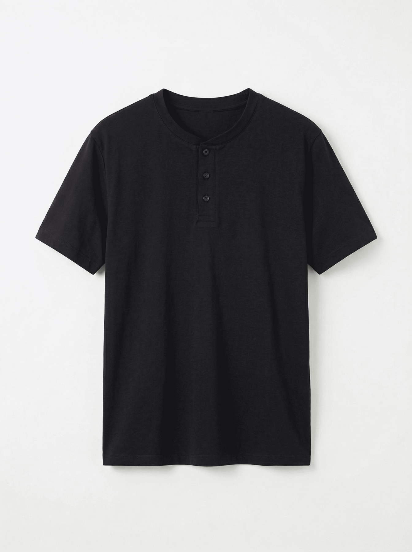 Short Sleeve Henley T-Shirt