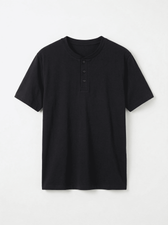 Short Sleeve Henley T-Shirt