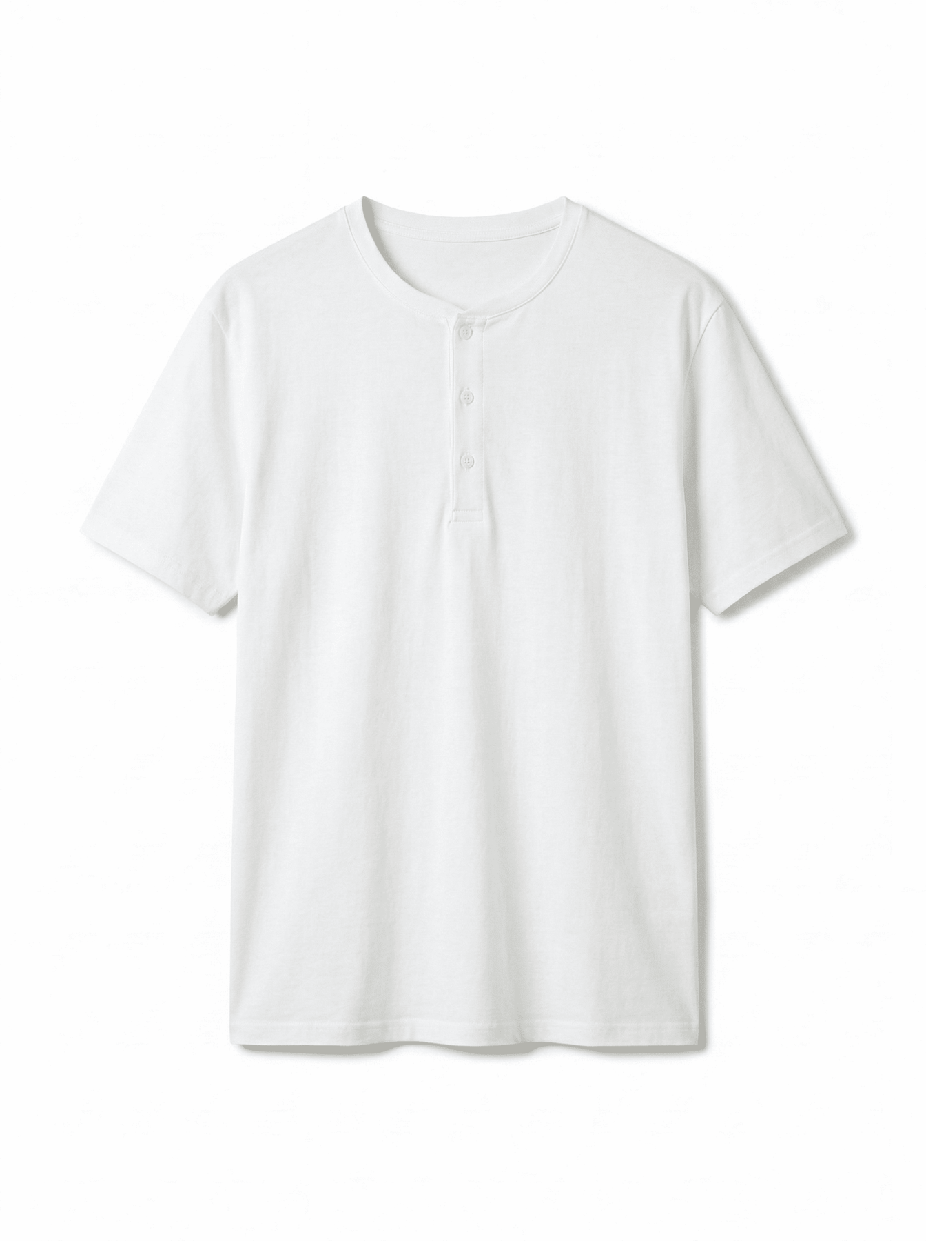 Short Sleeve Henley T-Shirt