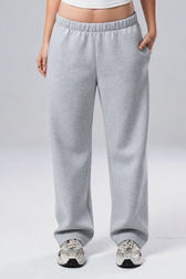 Scuba Cotton Wide Leg Sweatpants