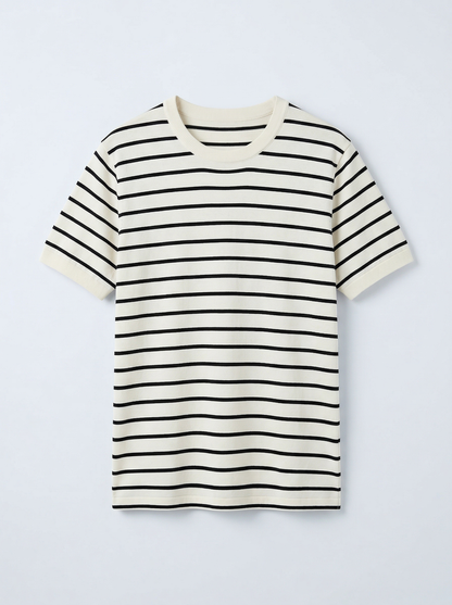 Knit Striped T-Shirt