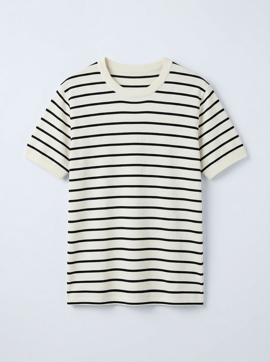 Knit Striped T-Shirt