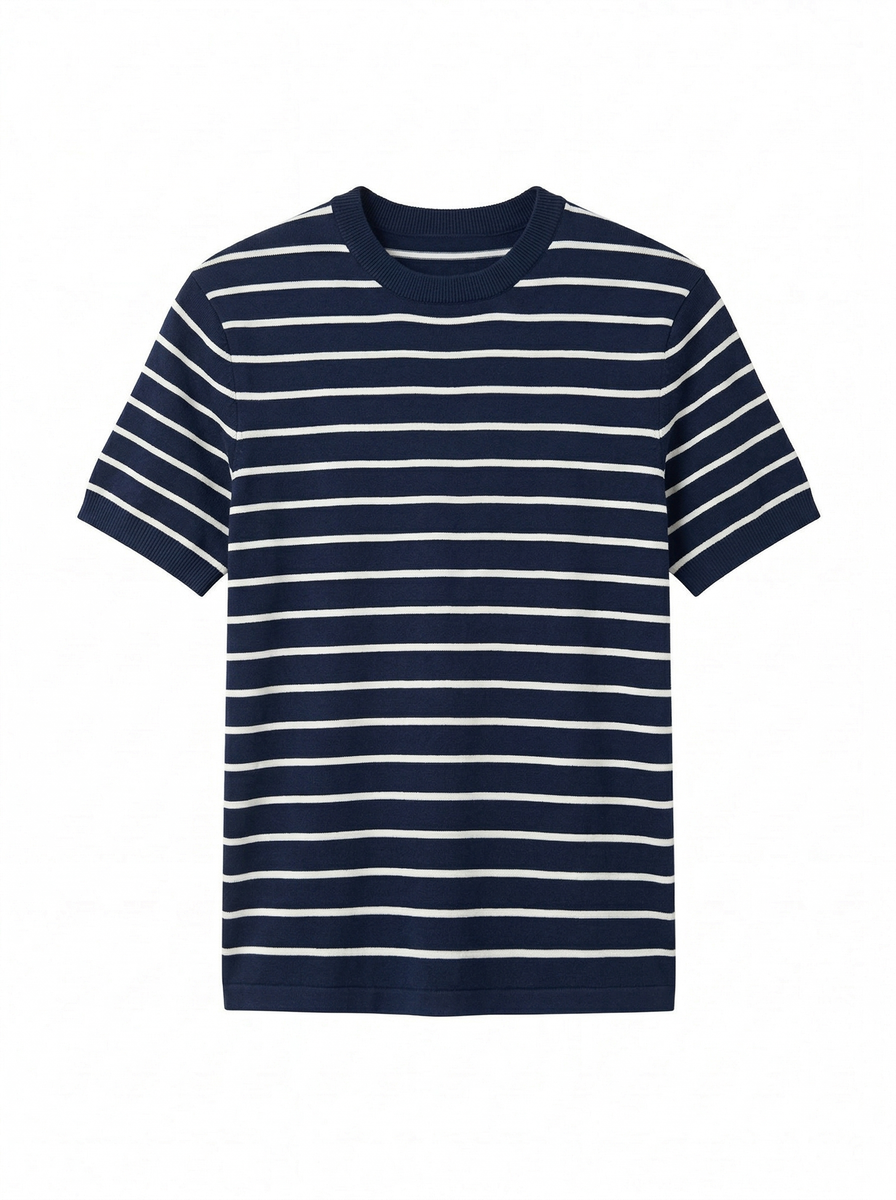 Knit Striped T-Shirt